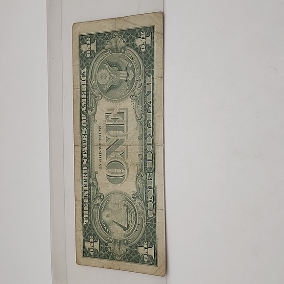 Series 1935 H One Dollar Silver Certificate Blue Seal - Picture 4 of 7